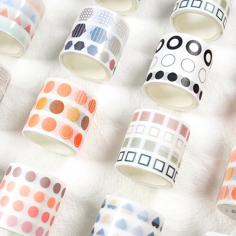 Bassic Mark Series Washi Tape Decorative DIY Scrapbook Tape