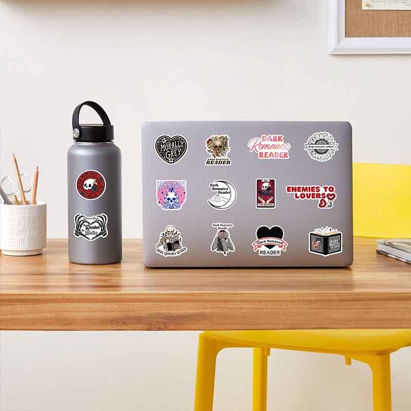 Bookish Cartoon Words Series Sticker For DIY Journal Decor