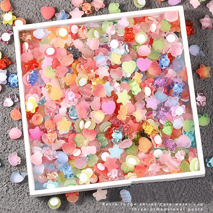 3D Candy Series Resin Stickers For DIY Crafts Decor