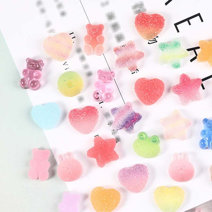 3D Candy Series Resin Stickers For DIY Crafts Decor