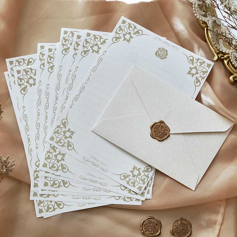 Classic Envelope Set For Letter Retro Style Invitation Envelope