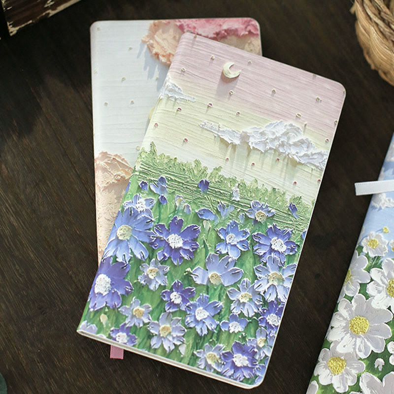 Write Romantic Series Oil Painting Cover Notebook For Journal