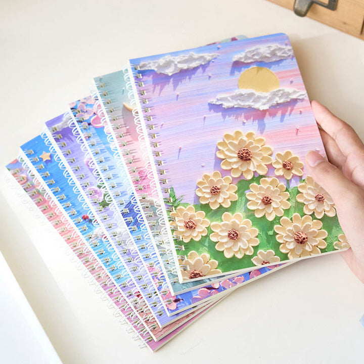 A5 Dream Oil Painting Series Cover Notebook For Journal