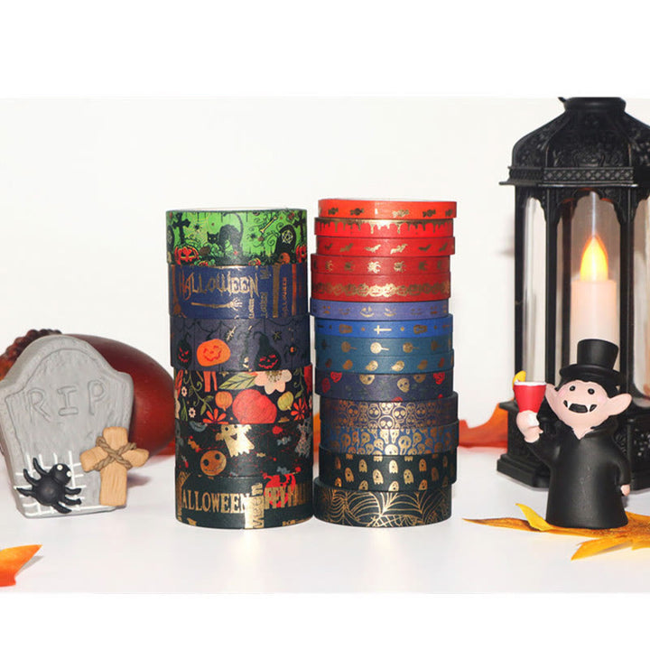 20 Rolls Set Halloween Series Washi Tape Decorative Scrapbook Tape