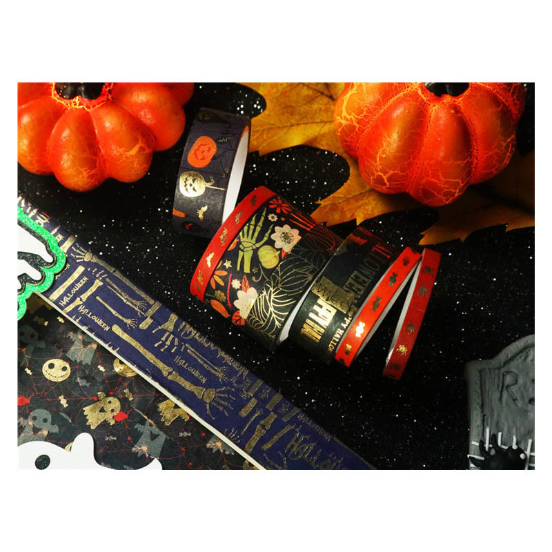 20 Rolls Set Halloween Series Washi Tape Decorative Scrapbook Tape