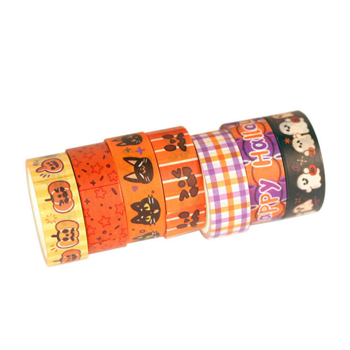 11 Rolls Set Halloween Series Washi Tape Decorative Scrapbook Tape