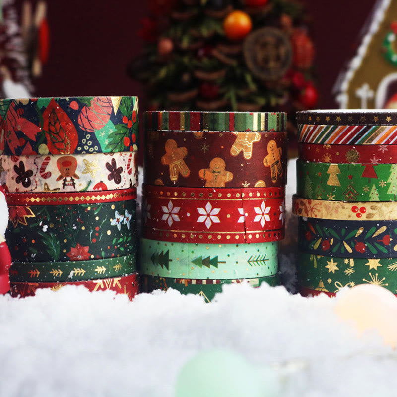 21 Rolls Set Christmas Series Washi Tape Decorative Scrapbook Tape