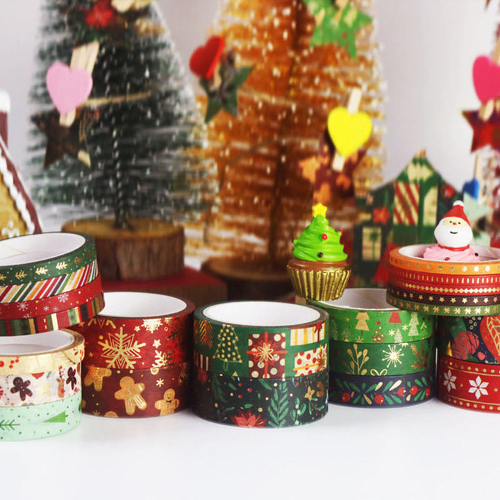 21 Rolls Set Christmas Series Washi Tape Decorative Scrapbook Tape