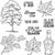 Maple Leaf Stamp Cutting Dies Set For Handmade Greeting Crafts