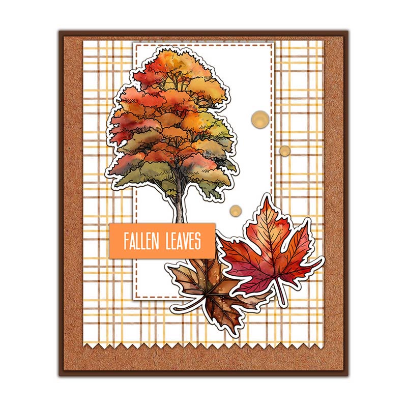 Maple Leaf Stamp Cutting Dies Set For Handmade Greeting Crafts