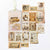 Time Trail Series White Kraft Paper Sticker For DIY Journal Decor