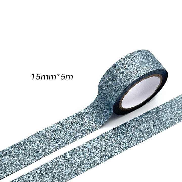 Glitter Film Tape Stickers Solid Color Tape Multiple Color Options