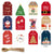 48 Pcs Kraft Paper Christmas Gift Tags Labels with String
