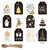48 Pcs Kraft Paper Christmas Gift Tags Labels with String