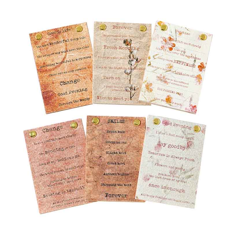 Flower Trade Wind Series Sticker For DIY Journal Decor