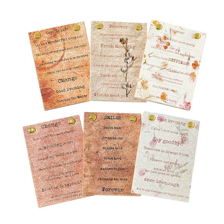 Flower Trade Wind Series Sticker For DIY Journal Decor