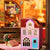 DIY Tiny House Dollhouse Kit Animals Building Block Town