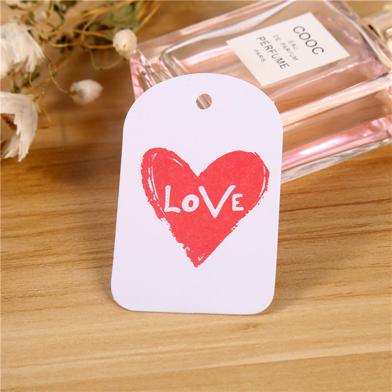 100Pcs Hanging Tags Cake Gift Packaging Tag Gift Wrapping Supply
