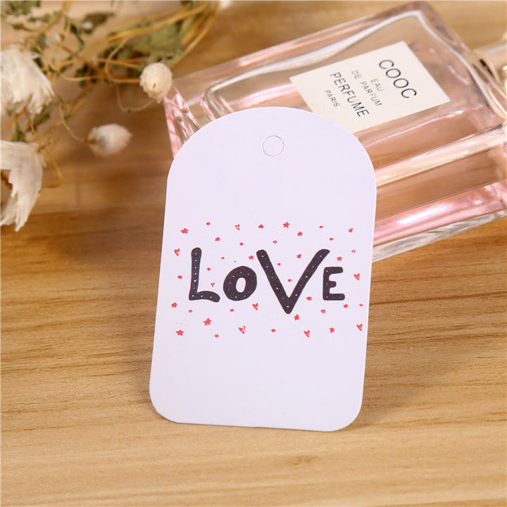 100Pcs Hanging Tags Cake Gift Packaging Tag Gift Wrapping Supply