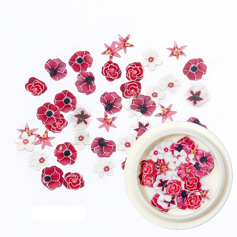 Colorful Mixed Daisy Artificial Flower Art Sequins Decals For Scrapbooking