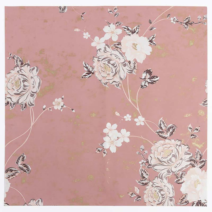 Retro Elegant Floral Gift Wrapping Paper Craft Paper