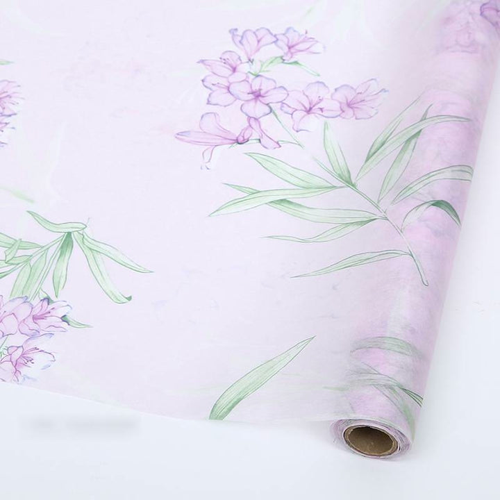 Soft Non-Woven Cotton Flowers Wrapping Paper Gift Wrap Supply