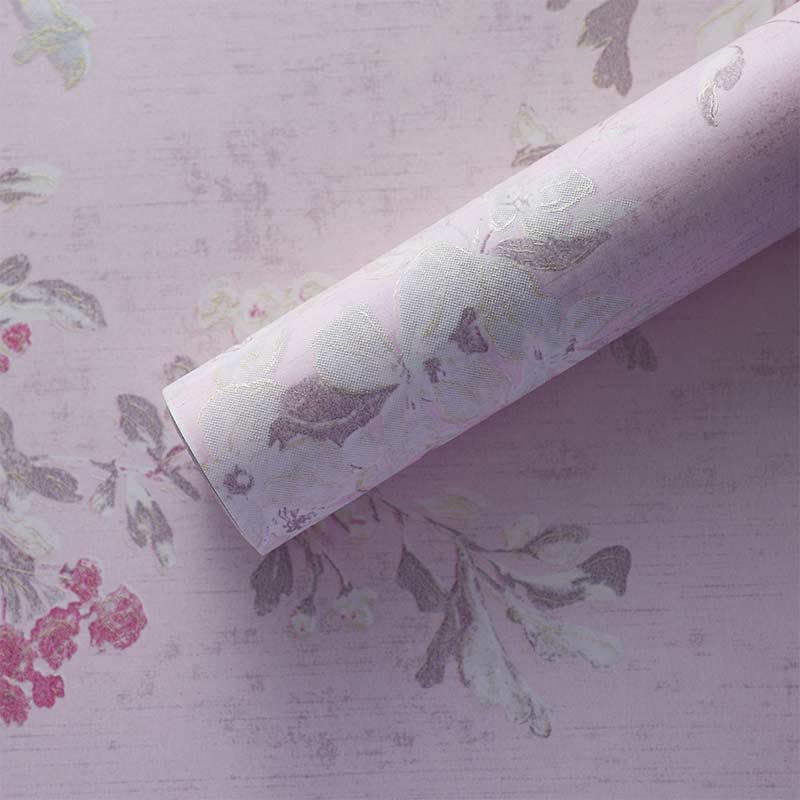 Retro Gilding Embossed Floral Wrapping Paper for Gift Bouquet Flower Craft