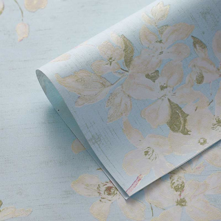 Retro Gilding Embossed Floral Wrapping Paper for Gift Bouquet Flower Craft