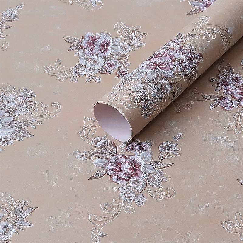 Retro Flower Embossed Wrapping Paper 10 Sheets Gift Wrap Supply