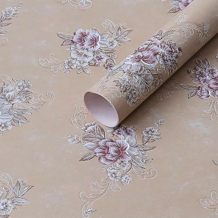 Retro Flower Embossed Wrapping Paper 10 Sheets Gift Wrap Supply