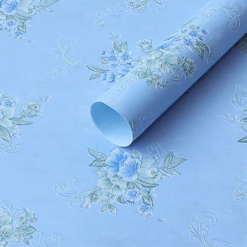 Retro Flower Embossed Wrapping Paper 10 Sheets Gift Wrap Supply