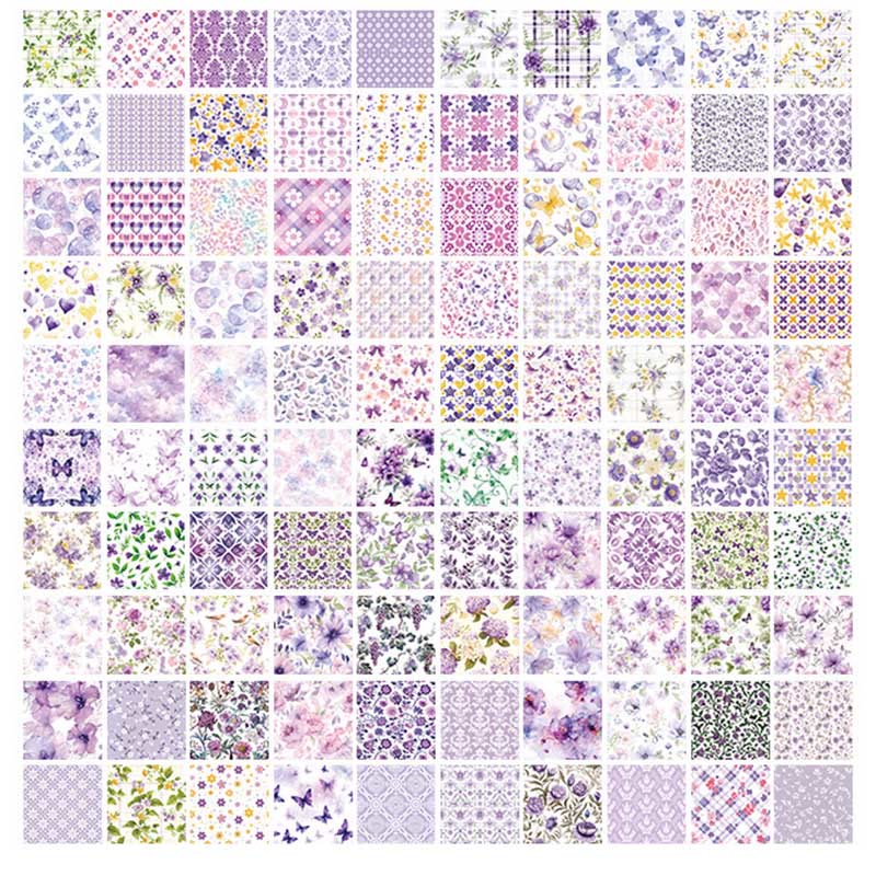 Flower Vine Garden Series Paper For Decorative Journaling Paper