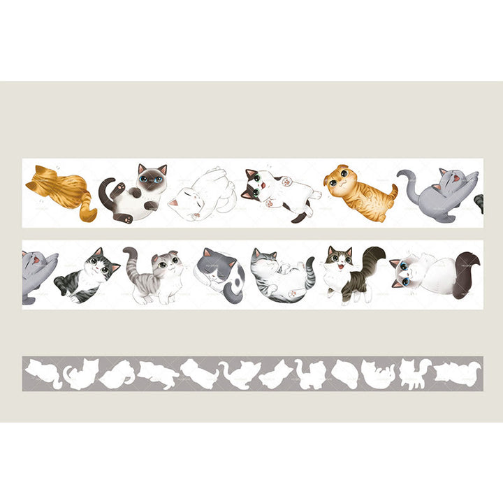 Cute Animal Washi PET Roll Sticker Tape For Scrapbooking Supplies