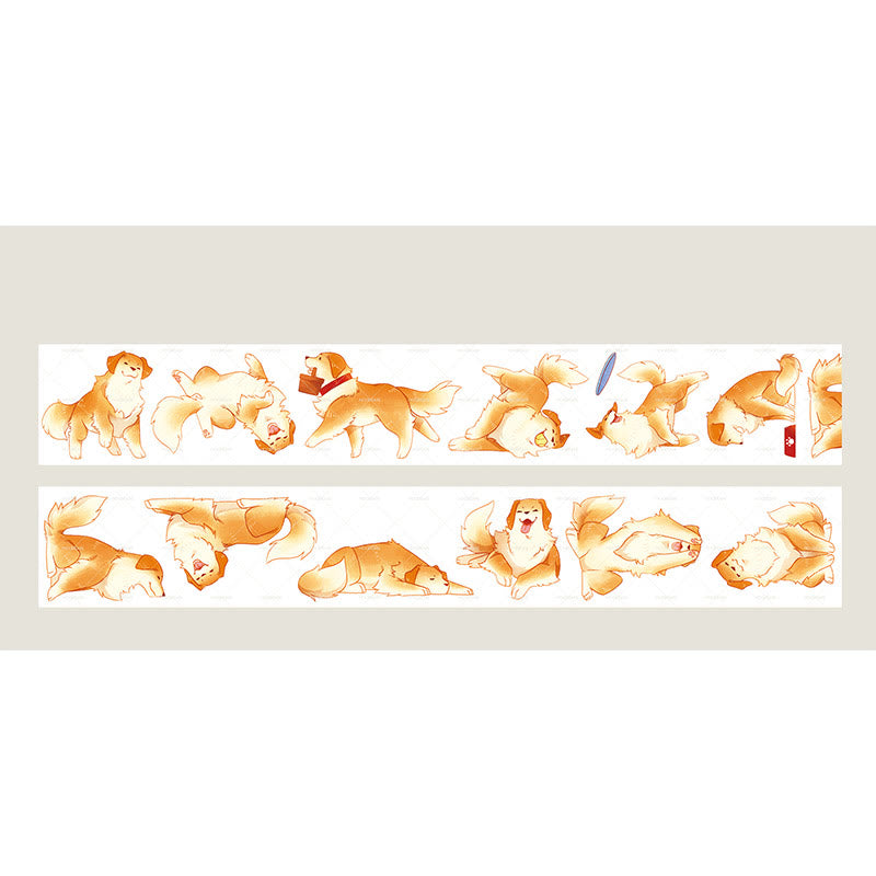 Cute Animal Washi PET Roll Sticker Tape For Scrapbooking Supplies