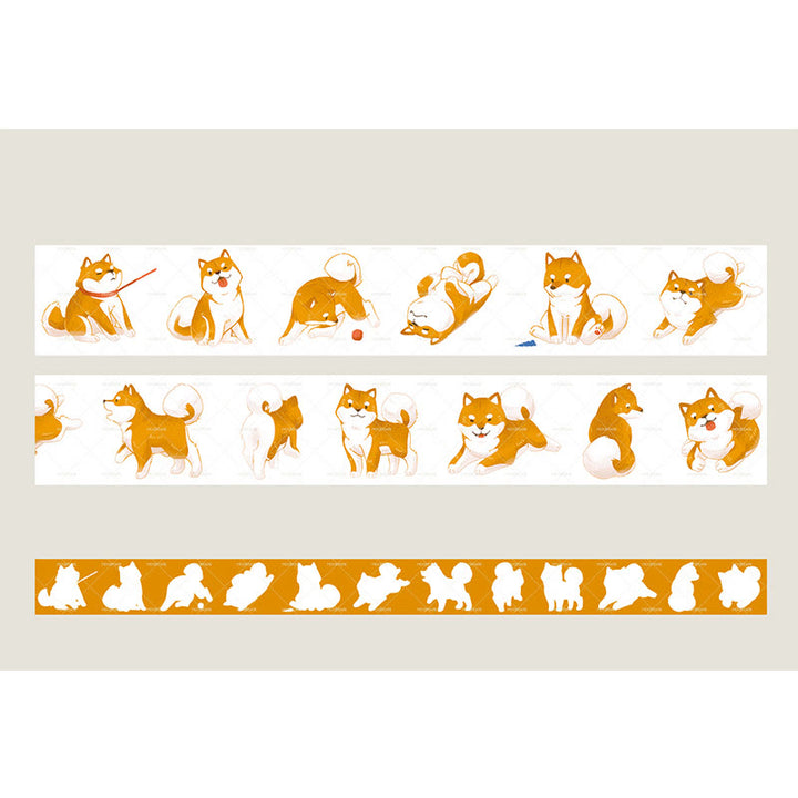 Cute Animal Washi PET Roll Sticker Tape For Scrapbooking Supplies