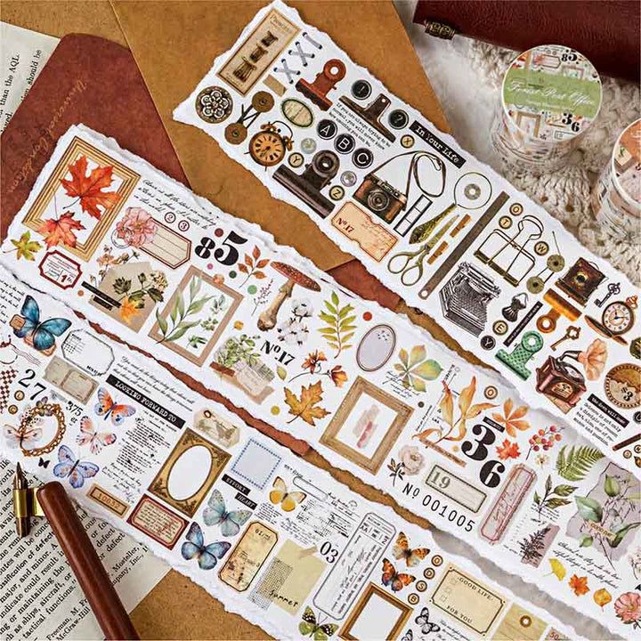 Vintage Museum Series Tape Loop Sticker For Journal Crafts