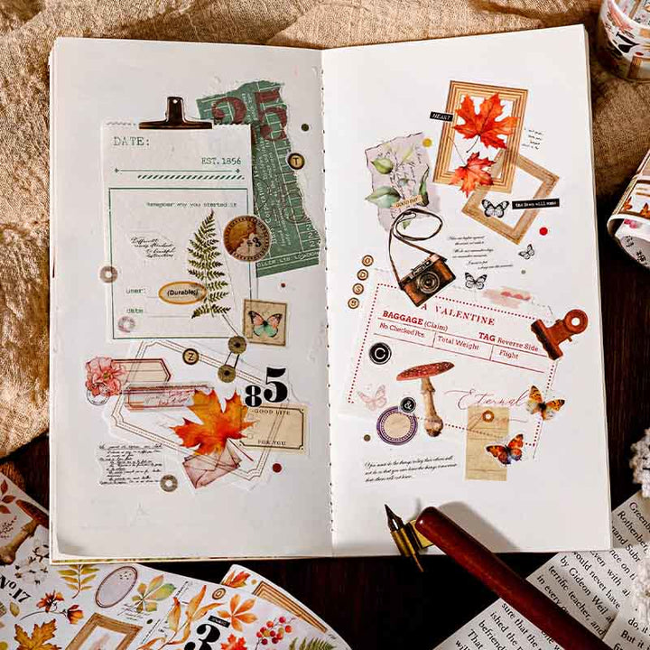 Vintage Museum Series Tape Loop Sticker For Journal Crafts