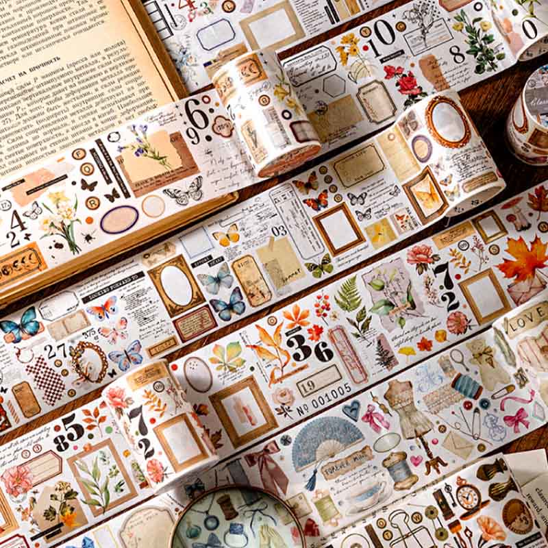 Vintage Museum Series Tape Loop Sticker For Journal Crafts