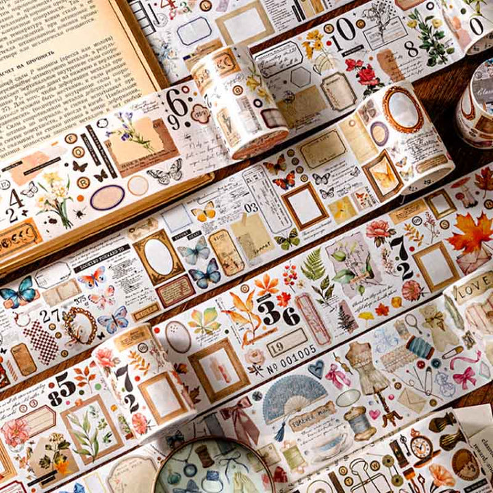 Vintage Museum Series Tape Loop Sticker For Journal Crafts