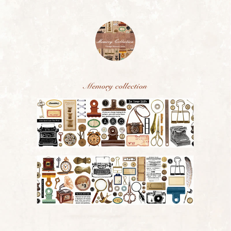 Vintage Museum Series Tape Loop Sticker For Journal Crafts
