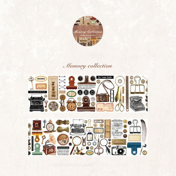 Vintage Museum Series Tape Loop Sticker For Journal Crafts