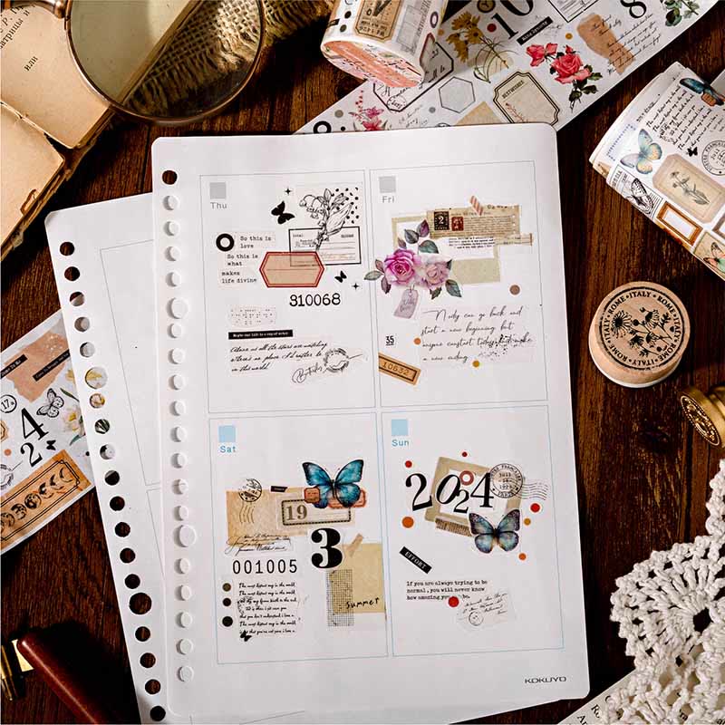 Vintage Museum Series Tape Loop Sticker For Journal Crafts