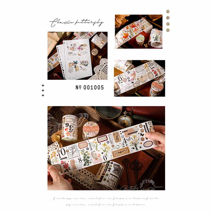 Vintage Museum Series Tape Loop Sticker For Journal Crafts