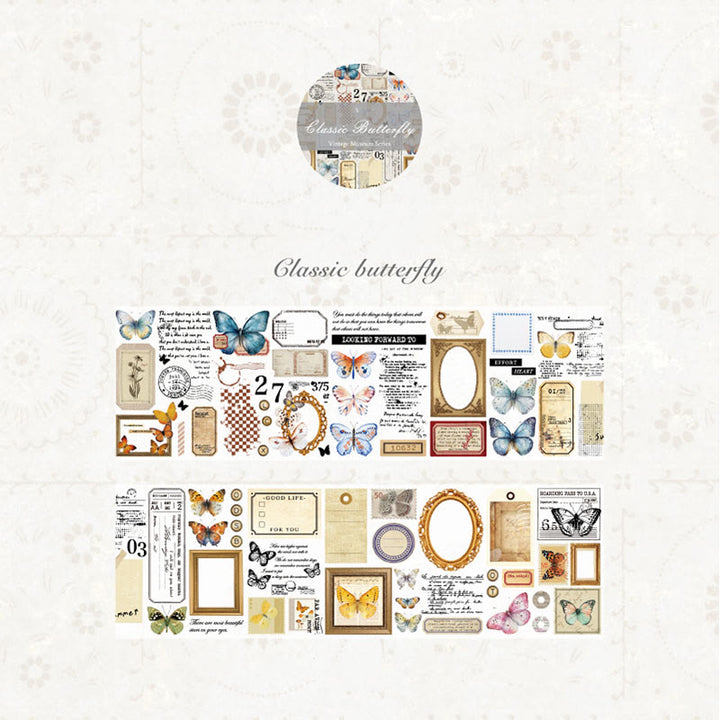 Vintage Museum Series Tape Loop Sticker For Journal Crafts