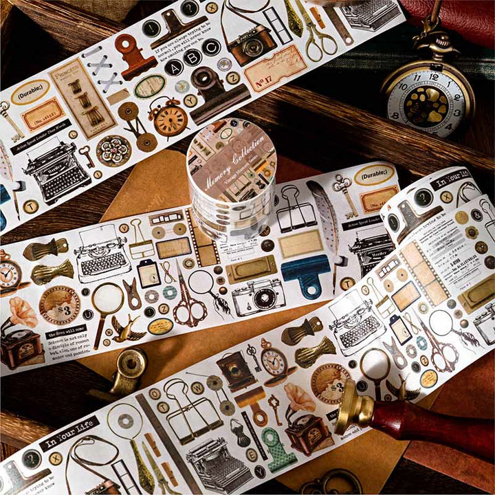 Vintage Museum Series Tape Loop Sticker For Journal Crafts