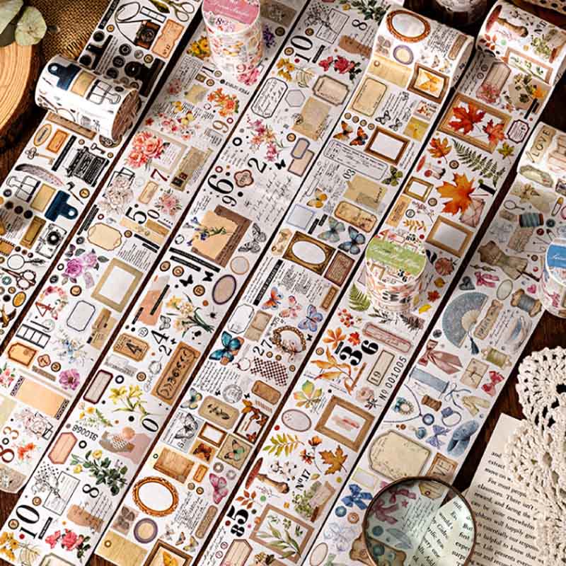 Vintage Museum Series Tape Loop Sticker For Journal Crafts