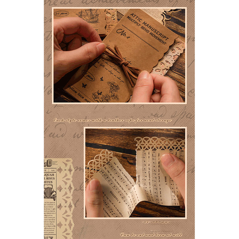 Attic Manuscript Series Paper For Decorative Journaling Paper