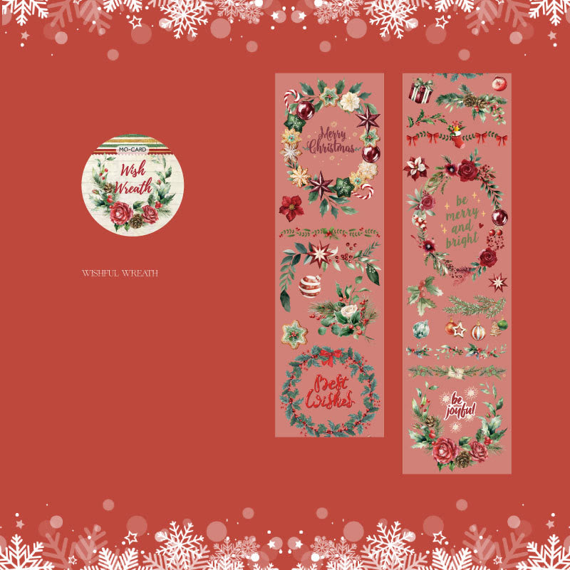 Christmas Island Series PET Tape Loop For Journal Crafts