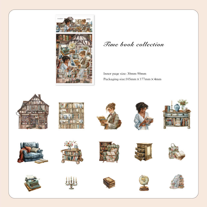 Living Landscape Book Series Stickers For Decorative Journaling Crafts