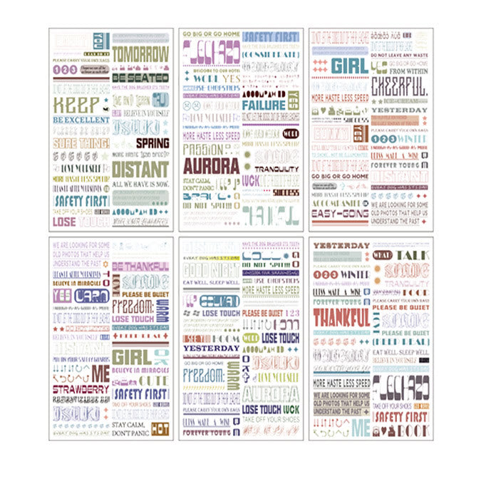 Speech Theatre Series Stickers For Decorative Journaling Crafts